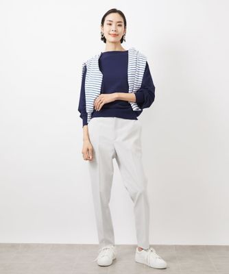 小さいサイズ］ドライストレッチテーパードパンツ（定番素材