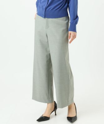 ＜MICHELKLEIN(Women/小さいサイズ)＞［小さいサイズ］［２ＷＡＹストレッチ］定番ワイドパンツ