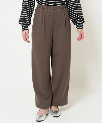 ［小さいサイズ］ストレッチツイルワイドパンツ