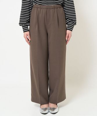 ［小さいサイズ］ストレッチツイルワイドパンツ