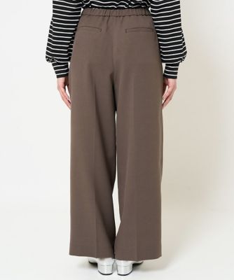 ［小さいサイズ］ストレッチツイルワイドパンツ
