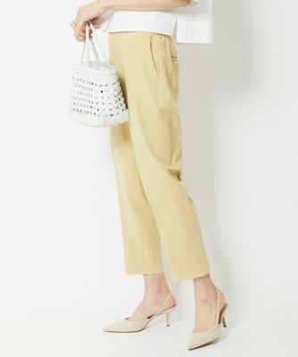＜MICHELKLEIN(Women/小さいサイズ)＞［小さいサイズ］　ストレッチスリムテーパードパンツ（８分丈／定番人気）