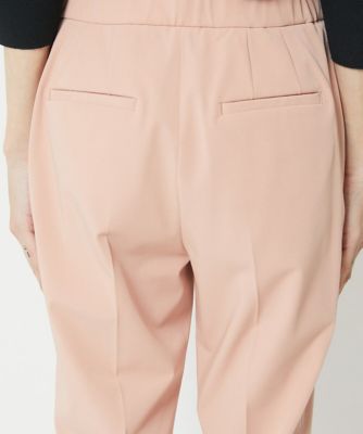 ［小さいサイズ］　ストレッチスリムテーパードパンツ（８分丈／定番人気）