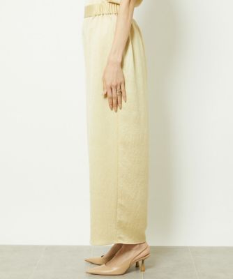 小さいサイズ］アンティークサテンワイドパンツ（セットアップ対応