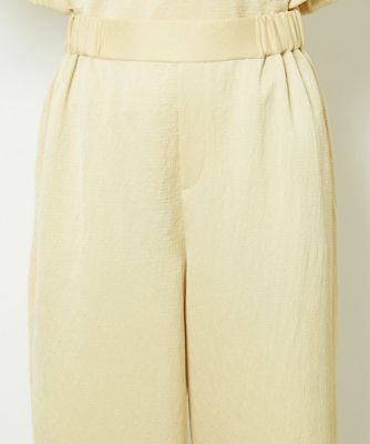 小さいサイズ］アンティークサテンワイドパンツ（セットアップ対応