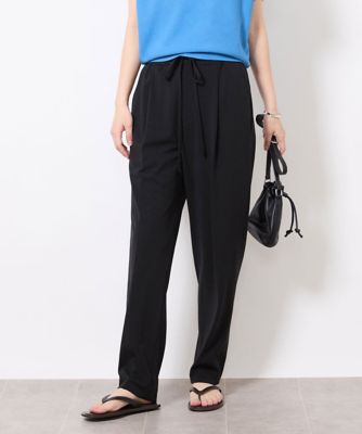 MICHELKLEIN(Women/小さいサイズ)/ミッシェルクラン [小さいサイズ]センタープレスジョグパンツ