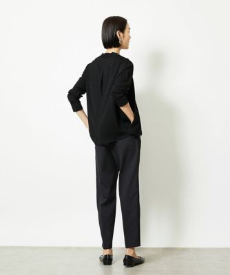 小さいサイズ］ツイルストレッチテーパードパンツ | MICHELKLEIN(Women