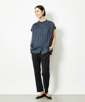 小さいサイズ］ツイルストレッチテーパードパンツ | MICHELKLEIN