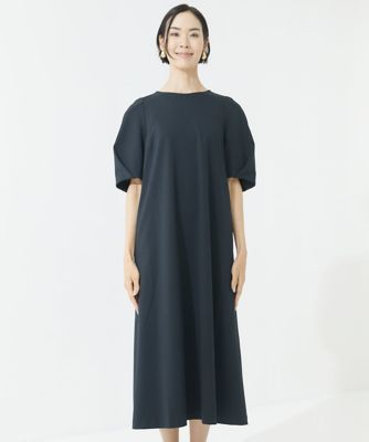 ［小さいサイズ］ボリュームスリーブポンチワンピース