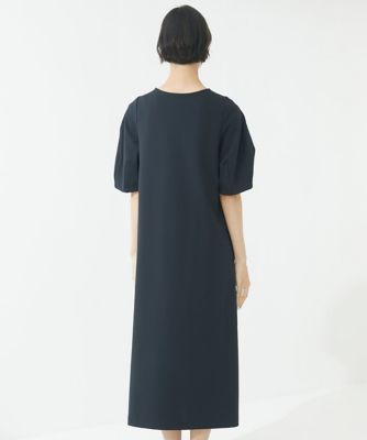 ［小さいサイズ］ボリュームスリーブポンチワンピース