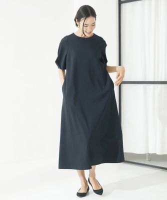 ［小さいサイズ］ボリュームスリーブポンチワンピース