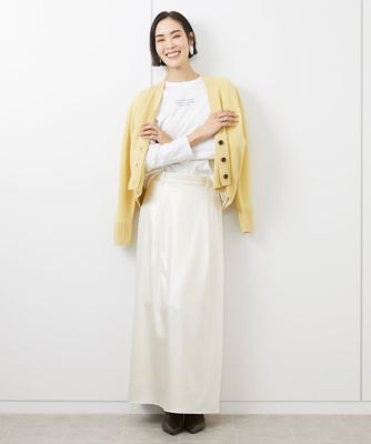 ［小さいサイズ］ラムウールＶネックカーディガン