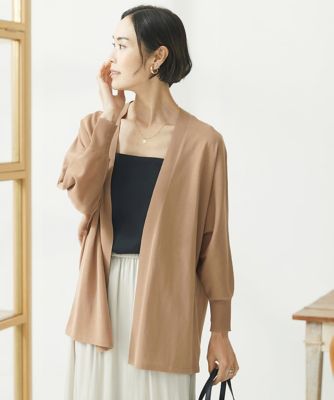 [小さいサイズ]ドルマンスリーブロングカーディガン 小さいサイズ］ドルマンスリーブロングカーディガン