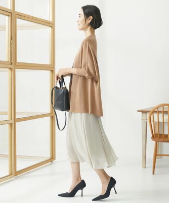 小さいサイズ］ドルマンスリーブロングカーディガン
