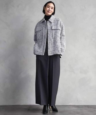 小さいサイズ］ファンシーツイードCPOジャケット | MICHELKLEIN