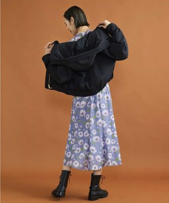 ［小さいサイズ］ストレッチツイル中綿ショートブルゾン（撥水／２ＷＡＹ）