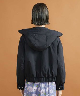 ［小さいサイズ］ストレッチツイル中綿ショートブルゾン（撥水／２ＷＡＹ）
