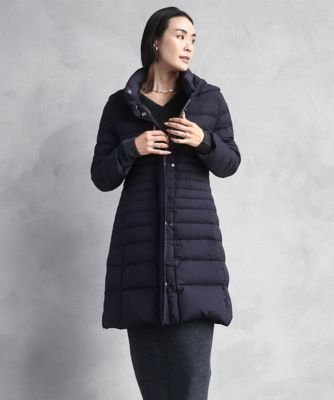 ＜MICHELKLEIN(Women/小さいサイズ)＞［小さいサイズ］［定番人気］２ＷＡＹストレッチダウンミドルコート