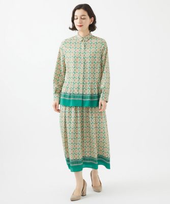 クリスチャンオジャール（christianaujard）/[セットアップ対応]ノスタルジックフローラルプリントブラウス セットアップ対応］ノスタルジックフローラルプリントブラウス