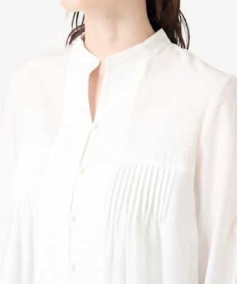 クロス刺繍デザインブラウス