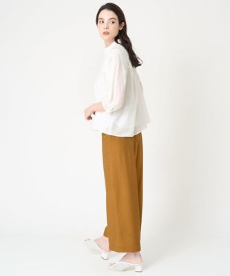 クロス刺繍デザインブラウス