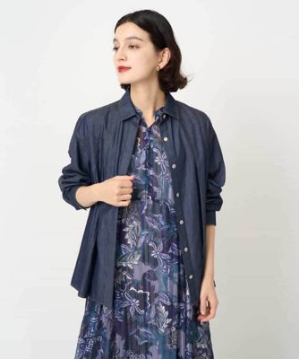 セットアップ対応］ライトデニムシャツ | CHRISTIAN AUJARD（Women