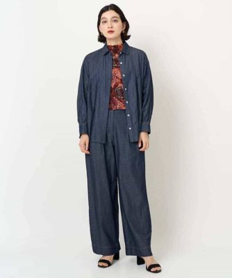 セットアップ対応］ライトデニムシャツ | CHRISTIAN AUJARD（Women