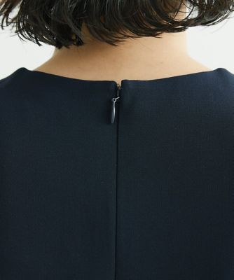 【セットアップ対応】ステッチデザインＡラインブラウス