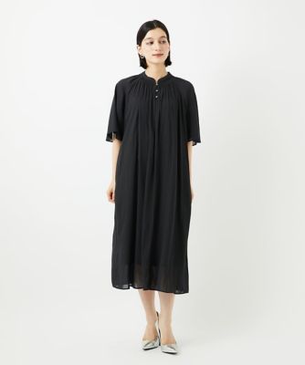 オランピアルタン　ワンピース HUIS×尾州”ウールトロバルーンスリーブワンピース U212を