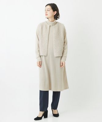 CHRISTIAN AUJARD グレー タートルニットワンピース 新品未使用♡ タートルネックニットワンピース | CHRISTIAN AUJARD（Women