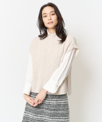 A.ROEGE HOVE エローエホーベ ブラウス シャツ ニット ストレッチ