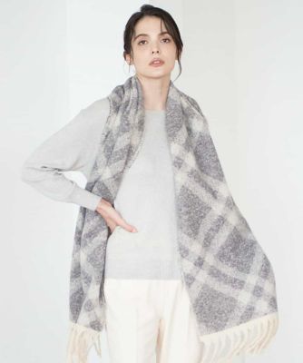 CHRISTIAN AUJARD（Women/小さいサイズ）/クリスチャンオジャールS [アンサンブル対応]カシミヤシルクニット 91ライトグレー トップス【三越伊勢丹/公式】