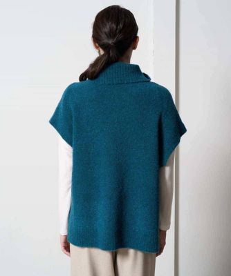 クリスチャンオジャール（christianaujard）/オフタートルニットベスト オフタートルニットベスト | CHRISTIAN AUJARD（Women/小さいサイズ