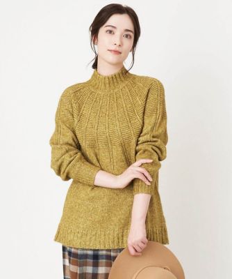 ＜CHRISTIAN AUJARD（Women/小さいサイズ）＞ケーブルデザインニットプルオーバー