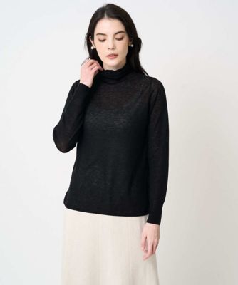 ＜CHRISTIAN AUJARD（Women/小さいサイズ）＞［肌触り良い・軽い］ベーシックプルオーバーニット