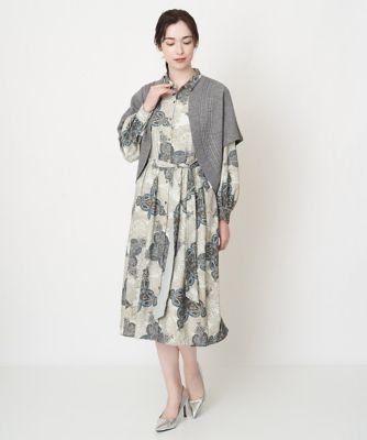 ボレロ風ラメニット羽織り