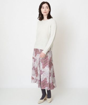 ラメデザインニット