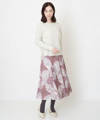 ラメデザインニット