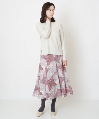 ラメデザインニット