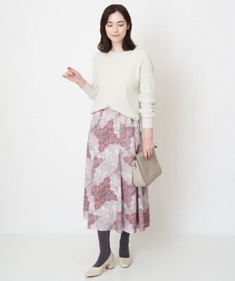 ラメデザインニット