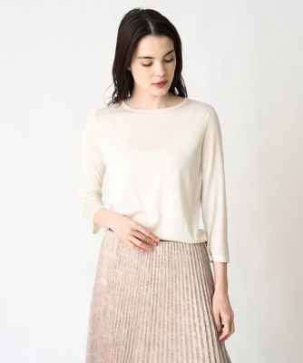 ウォッシャブルシルクニット