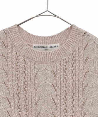 透かし編みニットベスト | CHRISTIAN AUJARD（Women/小さいサイズ
