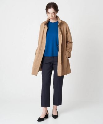 クルーネックシンプルニットプルオバー