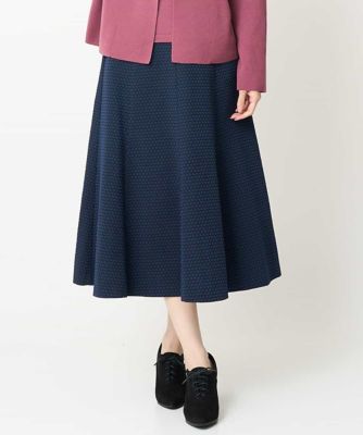 ＜CHRISTIAN AUJARD（Women/小さいサイズ）＞［セットアップ対応］オリジナルジャカードスカート