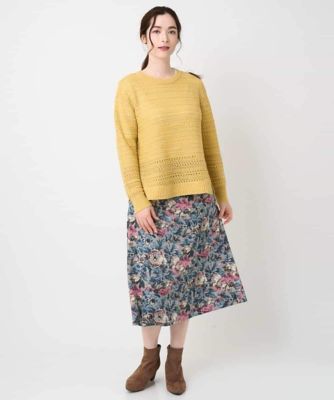 ゴブランフラワープリントスカート | CHRISTIAN AUJARD（Women/小さい