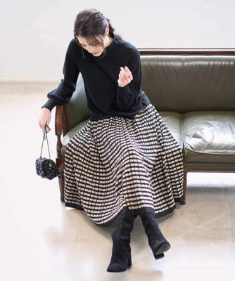 ジャカードニットスカート | CHRISTIAN AUJARD（Women/小さいサイズ