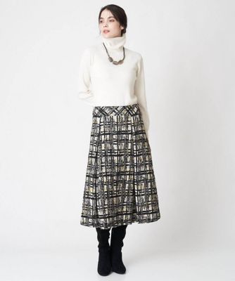 セット］アップ対応ランダムラメツィードスカート | CHRISTIAN AUJARD
