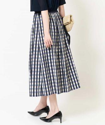 シャンブレーチェックスカート TODAYFUL / トゥデイフル | Chambray Check Skirt シャンブレー
