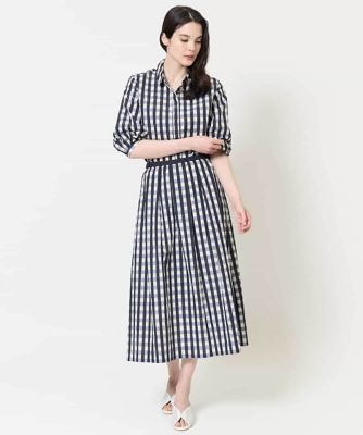 セットアップ対応］シャンブレーチェックスカート | CHRISTIAN