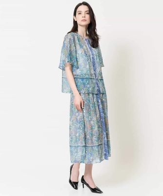 セットアップ対応］フローラルドットプリントスカート | CHRISTIAN